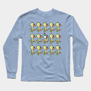 To the water, Ducks! Long Sleeve T-Shirt